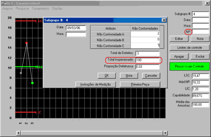 Datalyzer DataLyzer - Implementando Cartas de Controle do tipo Atributo