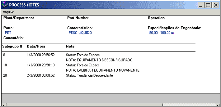 Relatório de Notas                                                                                                                                                                                                                                                          
